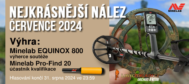 Nejkrásnější nález detektorem kovů měsíce července 2024